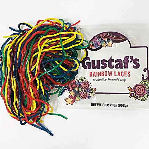 Gustafs Rainbow Laces, 2-Pound Bags Pack Of 3