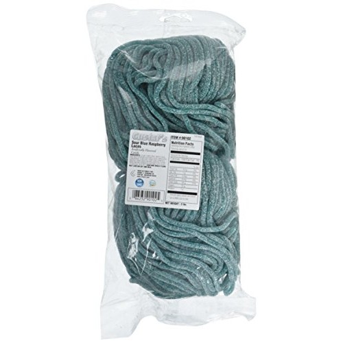 Gustafs Sour Blue Raspberry Laces, 2 Lb. Bag - 2 Lb. Bag