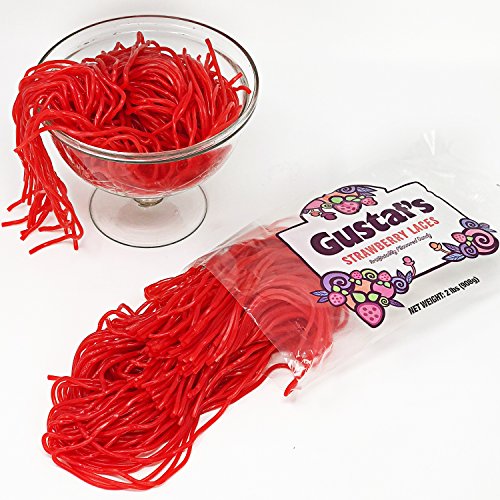 Gustafs Strawberry Laces, 2-Pound Bags Pack Of 3