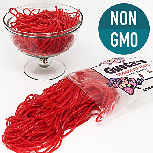 Gustafs Strawberry Laces, 2-Pound Bags Pack Of 3