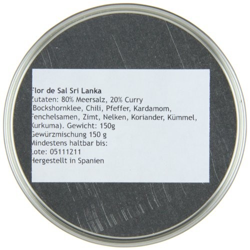 Hand Harvested Mediterranean Sea Salt With Curry