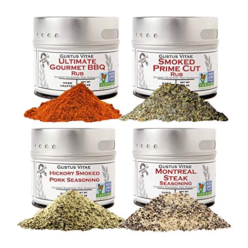 Bbq Pit Master Collection | 4 Gourmet Seasonings &Amp; Spice Rubs |