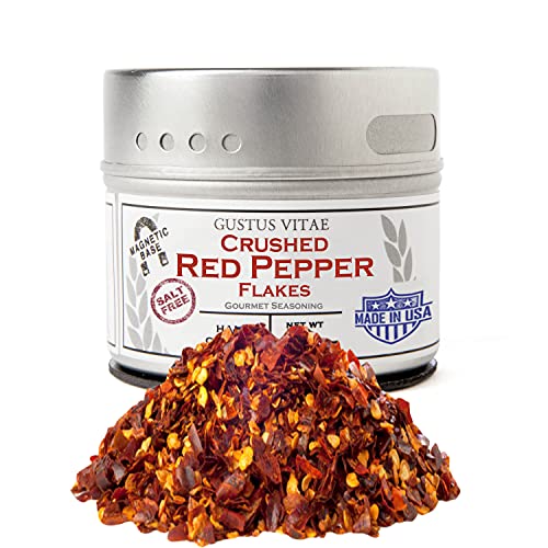 Crushed Red Pepper Flakes - Non Gmo Verified - Magnetic Tin - Sm