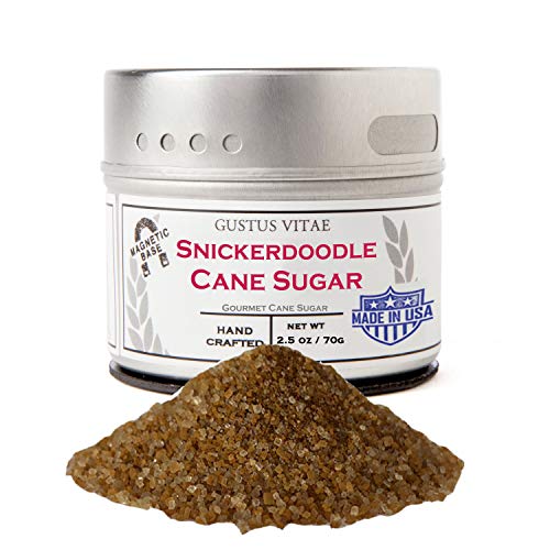 Gustus Vitae - Snickerdoodle Cane Sugar - Artisan Infused Sugar
