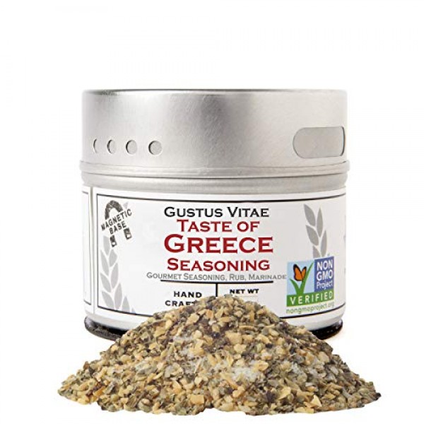 Gustus Vitae | Taste of Greece Seasoning | 2.7 Ounce | Non GMO V...