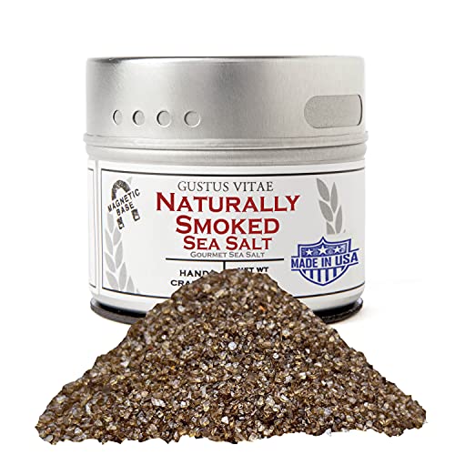 Natural Smoked Sea Salt | Non Gmo Verified | Magnetic Tin | Fini