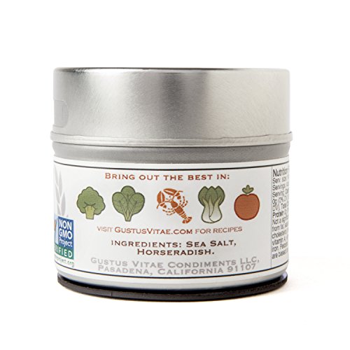 Wasabi Sea Salt - Gourmet Infused Sea Salt - Craft Seasoning - N