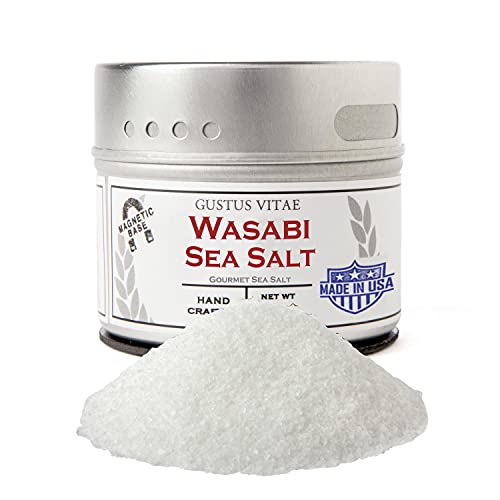 Wasabi Sea Salt - Gourmet Infused Sea Salt - Craft Seasoning - N