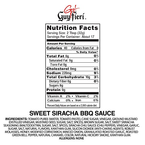 Guy Fieri Bourbon Brown Sugar Bbq Sauce 19 Oz Kansas City Syle B