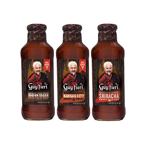 Guy Fieri Bourbon Brown Sugar Bbq Sauce 19 Oz Kansas City Syle B