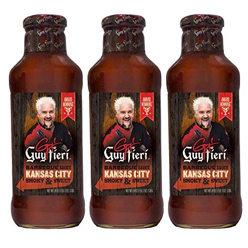 Guy Fieri Kansas City Style Bbq Sauce 19 Oz 3 Pack