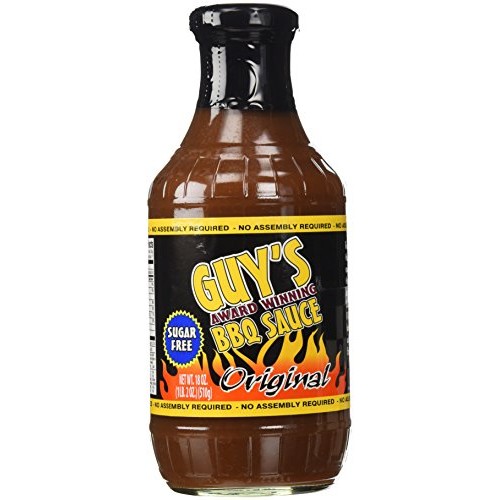Guys Award Winning Sugar Free Bbq Sauce, Original, 18 Oz.