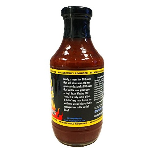 Guys Award Winning Sugar Free Bbq Sauce - 2 Pack - Original