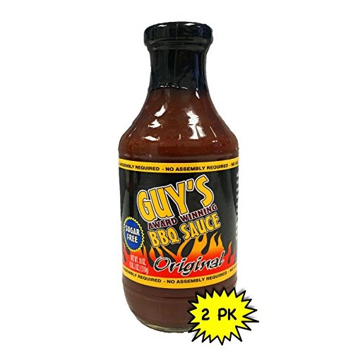 Guys Award Winning Sugar Free Bbq Sauce - 2 Pack - Original