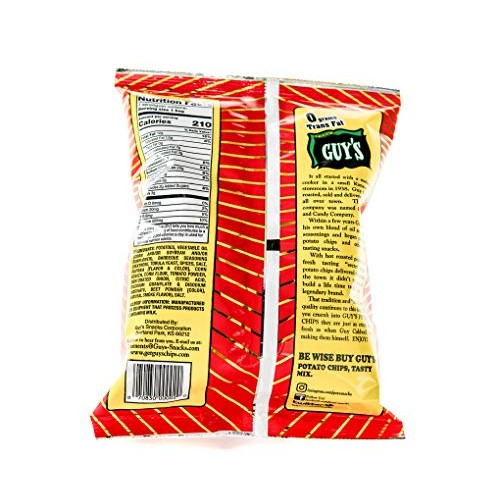 Guys Bbq Potato Chips –24 Pack Of Barbecue Potato Chip With A Un