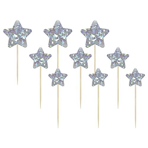 Gyufise 42Pcs Little Star Cupcake Toppers Twinkle Star Cupcake P