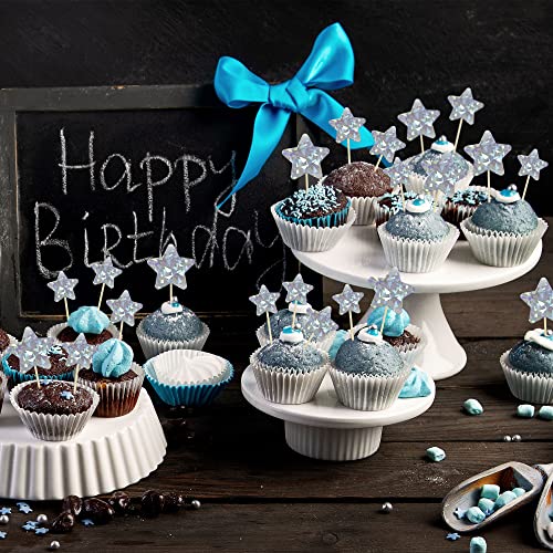 Gyufise 42Pcs Little Star Cupcake Toppers Twinkle Star Cupcake P