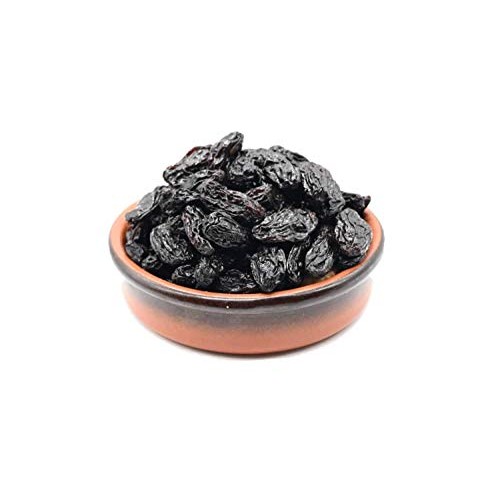 Black Dried Fresh Raisins Seedless, Ready To Eat Resealable Bag