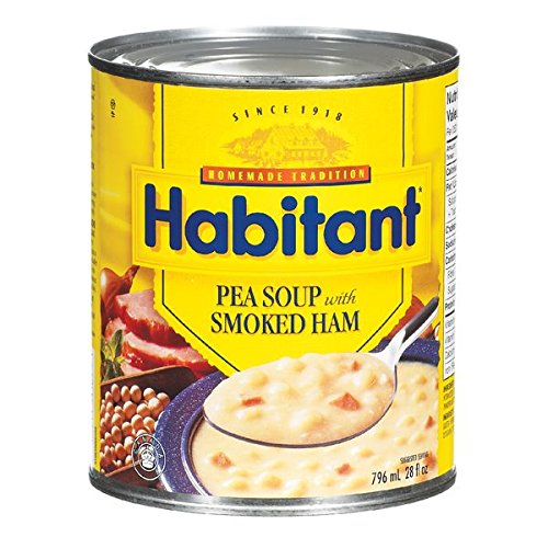 Habitant Split Pea With Smoked Ham Soup, 796Ml - Imported From C