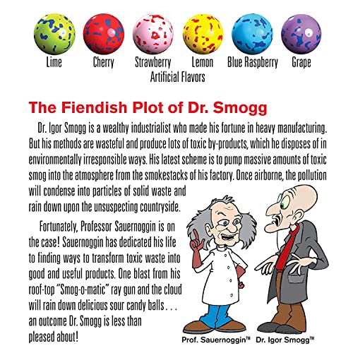 TOXIC WASTE Sour Smog Balls, 1 Pound