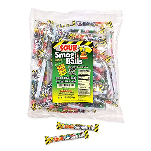TOXIC WASTE Sour Smog Balls, 1 Pound