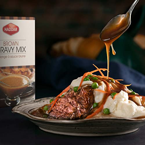 Haddar Brown Gravy Mix 4Oz 3 Pack | Perfect For Potatoes, Stew