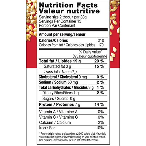 Haddar By Baracke 100% Pure Ground Sesame Tahini 15.9Oz Jar 2 P