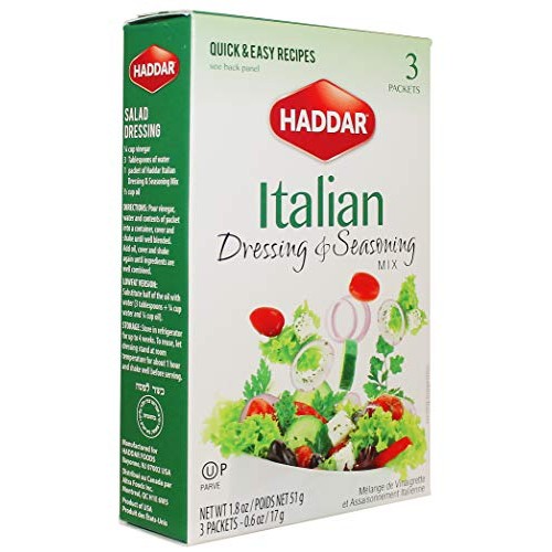 Haddar, Gluten Free Italian Dressing &Amp; Seasoning Mix 1.8Oz, 4 Pa