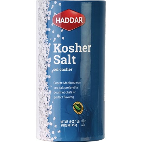 Haddar Kosher Salt 1 Pack 16Oz Made In Italy