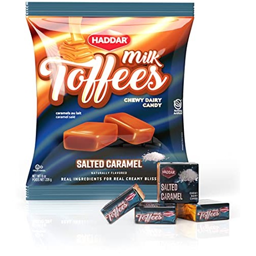 Haddar Salted Caramel Milk Toffee Candy 8Oz | Chewy, All Natural