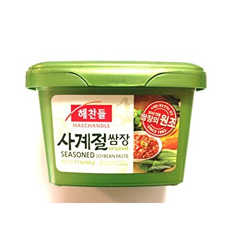 Haechandle Seasoned Soybean Paste 1.1 Lb. 500G Tub