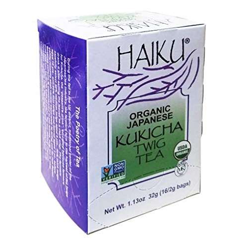 Haiku Japanese Kukicha Twig, 100% Organic, 16-Count Tea Bags Pa
