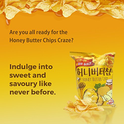 1 Pc Honey Butter Chip New Korea Potato Snack 60G X 1