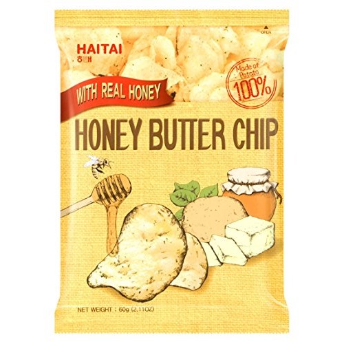 Haitai Honey Butter Chip New Korea Potato Snack 60G X 2