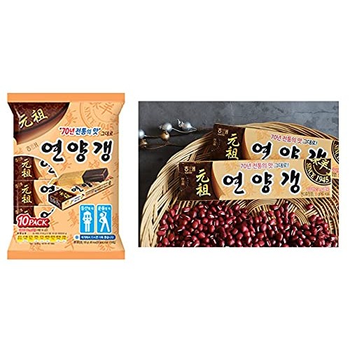 Sweet Jelly Paste Red Bean Grain Syrup Youkan Korean 55G X 20 Count