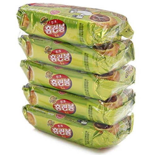 Haitai Homerunball Biscuit Choco Flavor 46G Pack Of 5 Party Sn