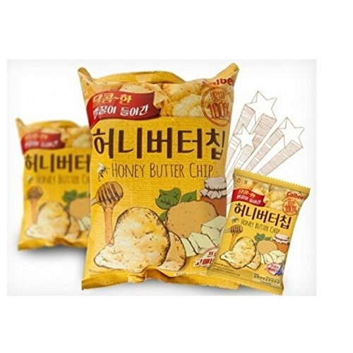 3 Pcs Honey Butter Chip New Korea Potato Snack 60G X 3