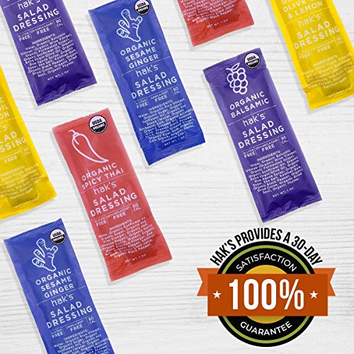 Haks Organic Salad Dressing Sesame Ginger - Portable Salad Dr