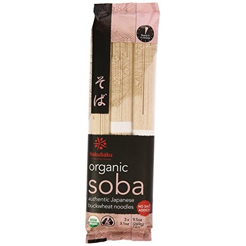 Hakubaku, Authentic Japanese Buckwheat Noodles, Organic Soba, 9.