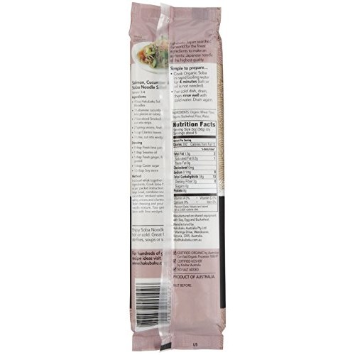 Hakubaku Organic Soba, Authentic Japanese Buckwheat Noodles No