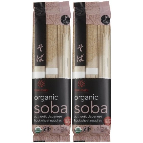 Hakubaku Organic Soba, Authentic Japanese Buckwheat Noodles No