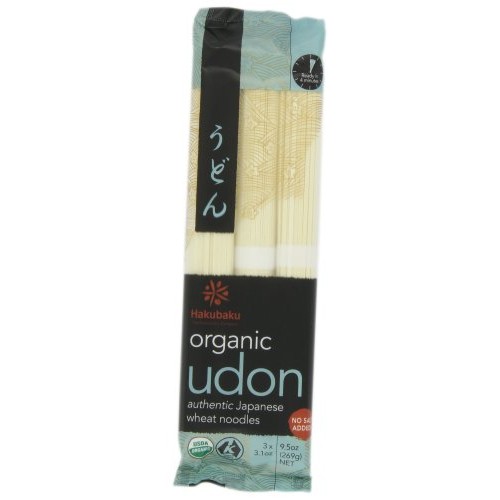 Hakubaku Organic Udon, Authentic Japanese Wheat Noodles, No Adde