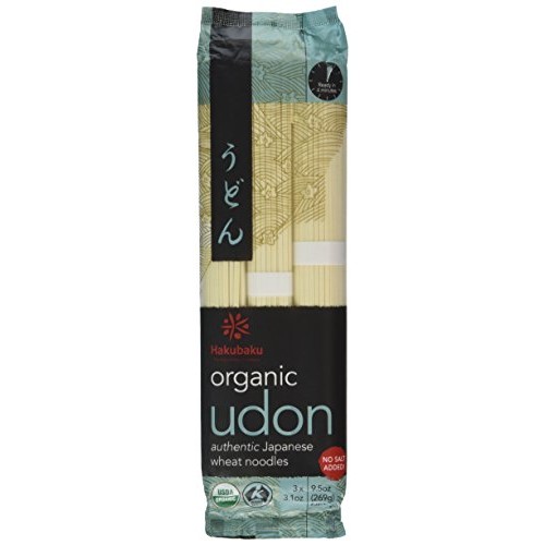 Hakubaku Organic Udon, Authentic Japanese Wheat Noodles, No Adde