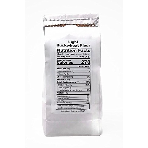 Haldeman Mills Naturally Gluten Free Light Buckwheat Flour, 2 Lb
