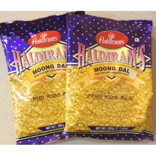 Haldirams Moong Dal - Salty Fried Split Moong Bean Snack / 200G