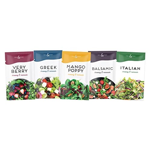 Hall &Amp; Perry Low Calorie, Low Fat, Keto Friendly Lite Salad Dres