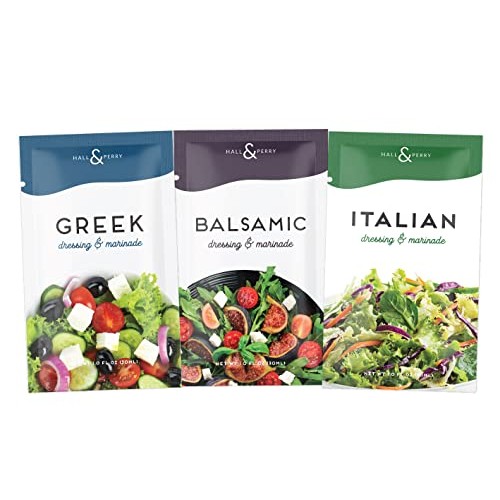 Hall &Amp; Perry Low Calorie, Low Fat, Keto Friendly Lite Salad Dres