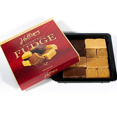 Halls Be My Valentine Assorted Fudge Gift Box, 1 Pound