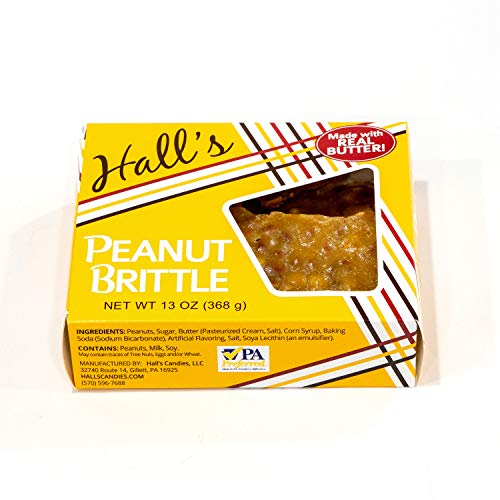 Halls Peanut Brittle, 13 Oz