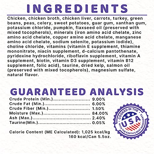 Halo Grain Free Natural Wet Cat Food, Chicken Stew, 5.5-Ounce Ca